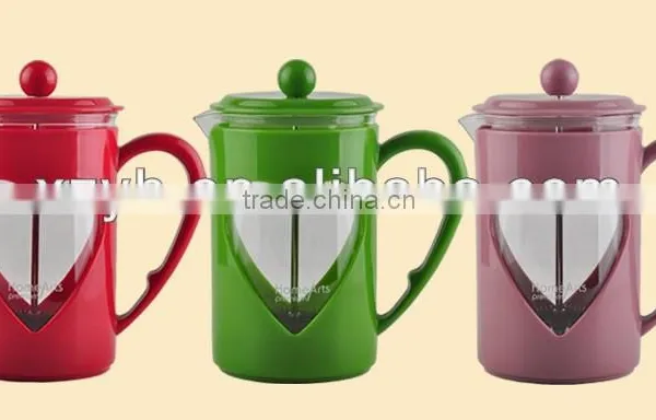Heart-shaped Tea and Coffee Plunger,maker,french Presser