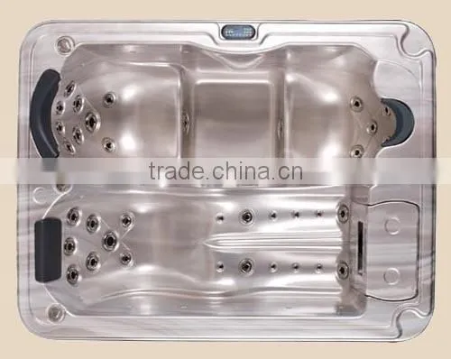 Circle Teak Japanese Wooden / Solid Stone Steel Enamel Mastella Design Vov Free Standing Transparent Bathtub Manufacturers photo-5