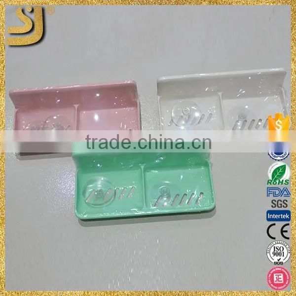 Soap Dishes for Bathroom, Stainless Steel 2 Plates Soap Dish photo-3