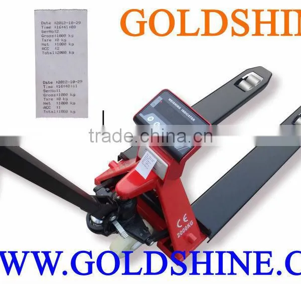 With High Precision Digital Pallet Truck Scale/Top Quality Latest Edition Factory Price Professional Scale Hand Pallet Truck