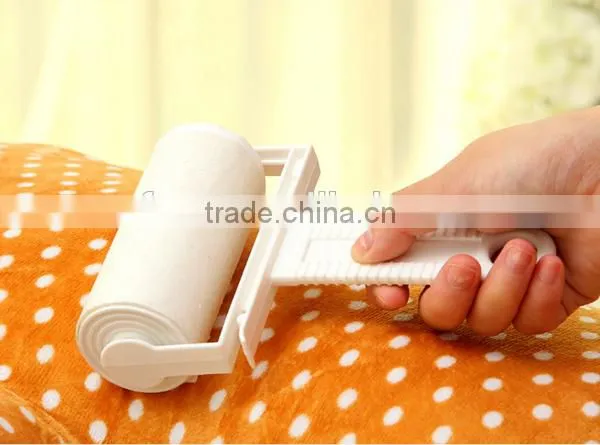 High Quality Portable Clothes Clean Tearing Sticky Lint Roller Remover photo-2