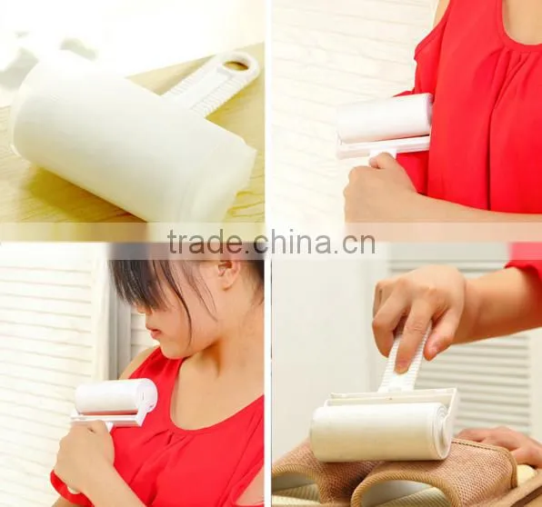 High Quality Portable Clothes Clean Tearing Sticky Lint Roller Remover photo-4
