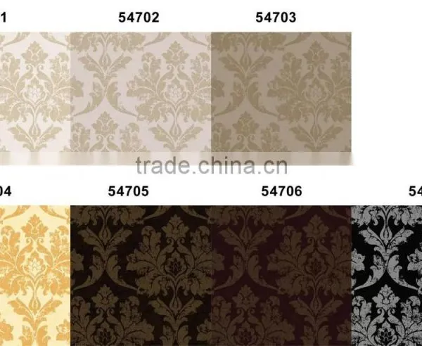 Embossed European Floral Wallpaper Royal Wallpaper Design photo-6