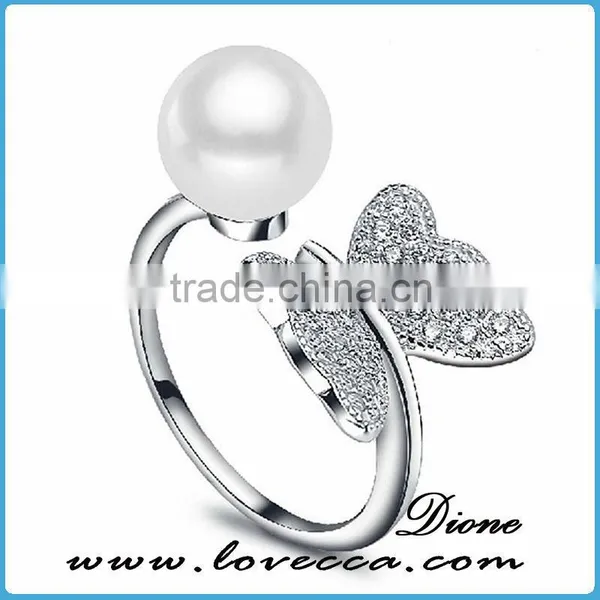 Wholesale Women Beautiful 925 Solid Band Jewelry Charms Dubai Design Silver Ring photo-4