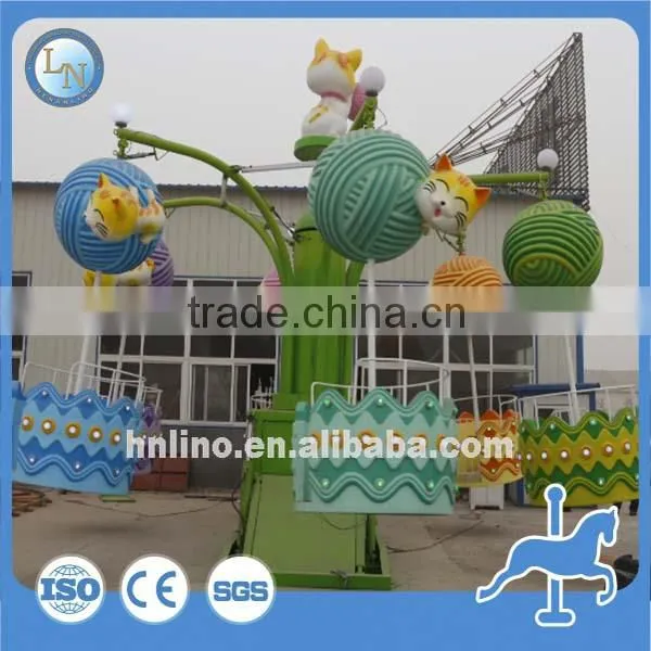 Sweety! Outdoor Carnival Kids Amusement Rotary Kitty Rides for Sale photo-5