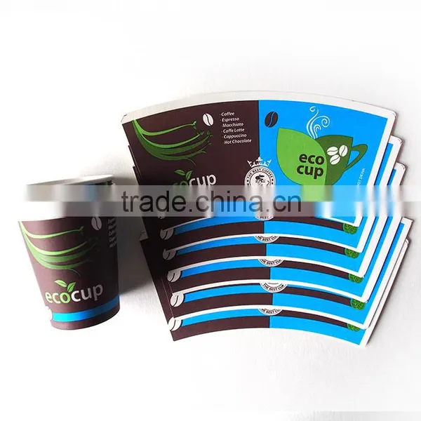 Hangzhou LvYang/GoBest PE Coated Paper Cup Blank/ Paper Cup Fan photo-4
