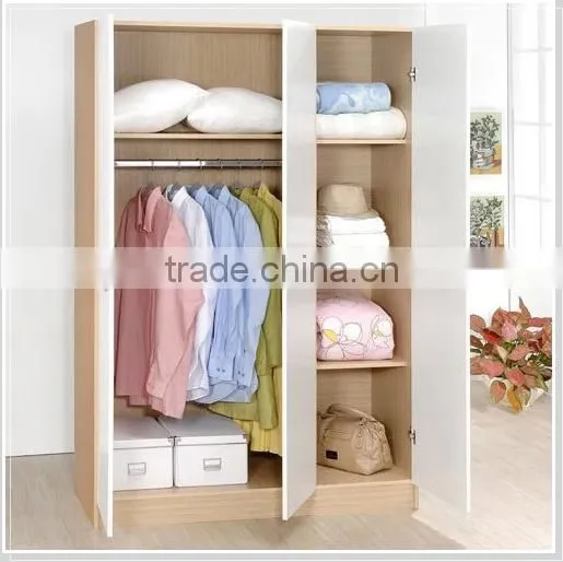 Factory Direct Sale White Clothes Bedroom Wardrobe Custom Made Wardrobe