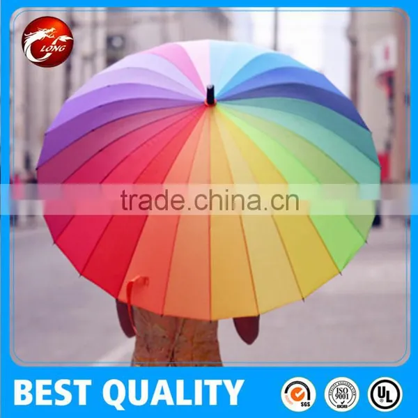 Promotional Rainbow Golf Umbrella.auto Open Straight Umbrella photo-3