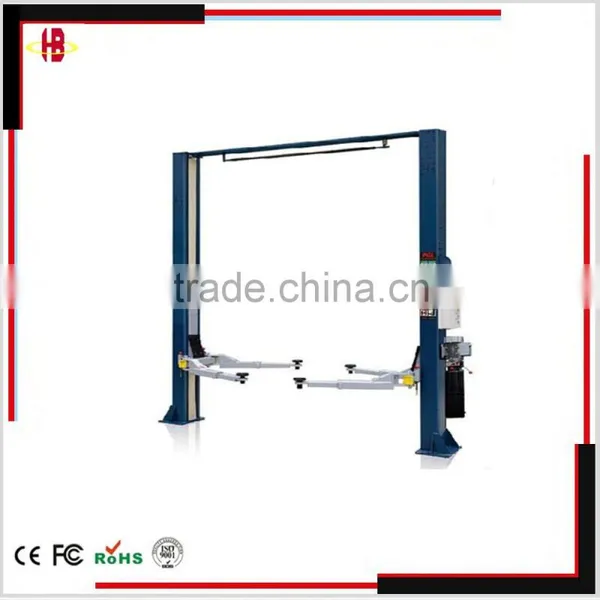4.5T Hydraulic Two Post Clear Floor Car Lift photo-6