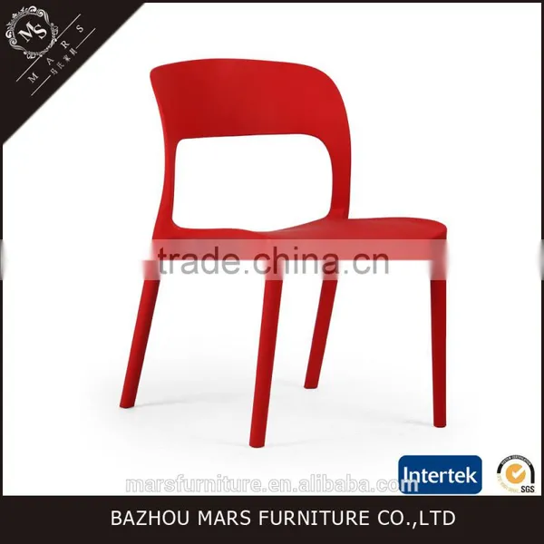 PP Red Black Outdoor Folding Chair