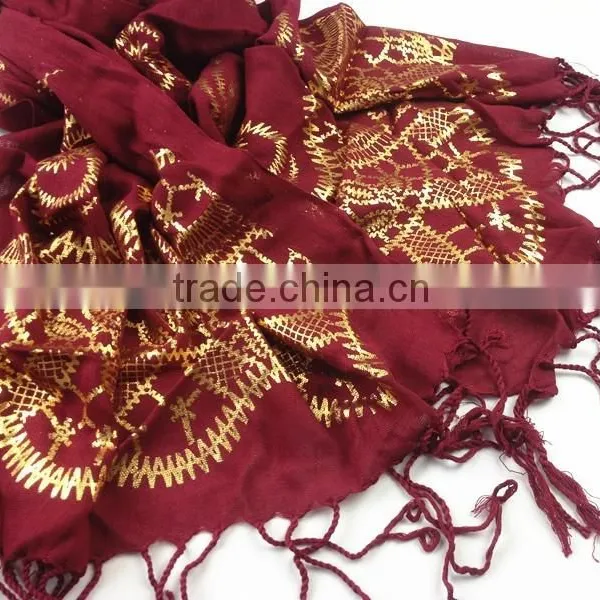 2015 New Cheap Glittering Viscose Shawl photo-2