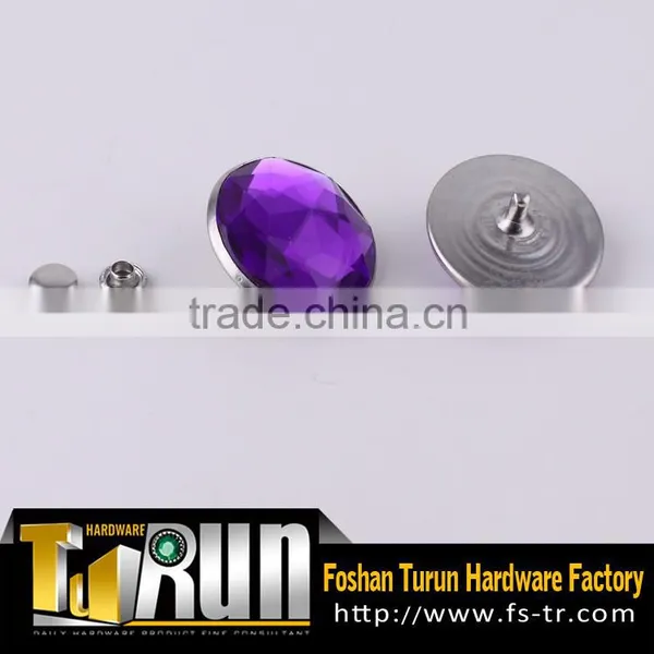 2015 High Quality Metal Rivet With Diamond for Garments photo-2
