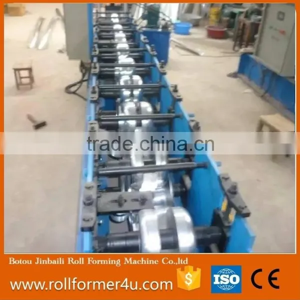 High Speed Automatic Hydraulic Galvanized Half Round Gutter Roll Forming Machine Half Round Water Steel Rain Gutter Roll Forming photo-6