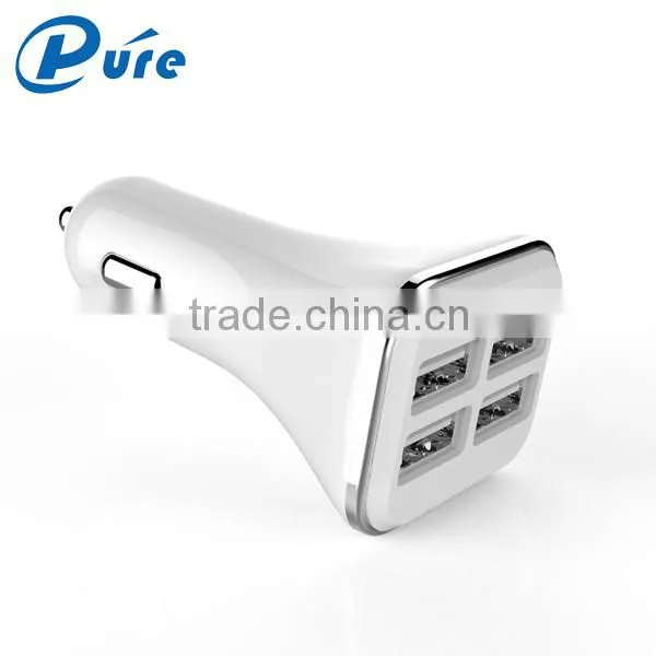 OEM 5.2A/6.8A Intelligent Recognition Car Charger Premium 4 Usb Car Charger for Mobile Phones photo-2