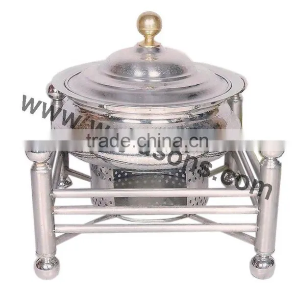New Rounded Base Chafing Dish | Handmade Chafing Dish | Best Quality Chafing Dish | Stainless Steel Chafing Dish photo-6