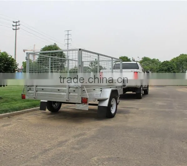 8x5ft Heavy Duty Single Axle With Disc Brake Box Trailer photo-6