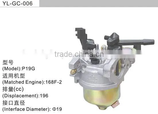 168F GX200 Gasoline Engine Spare Parts Carburetor photo-2