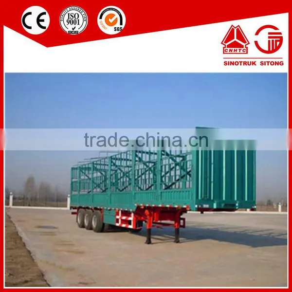 Trade Assurance Three Axle 14.2m Cattle Semi Trailer With Air Suspension for Vitnam photo-2