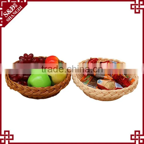 Plastic Rattan Empty Picnic Baskets Wholesale for Fruit Display photo-4