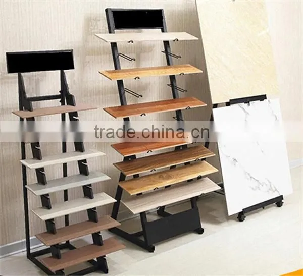 Multi-Tier Flooring Metal Tile Display Rack photo-4