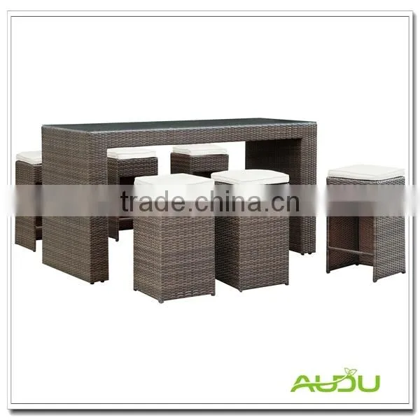 Audu Waterproof Rattan Skye-Outdoor Bar Stool photo-2