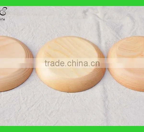 Custom Round Wood Plate Round Wooden Tray Wood Plate photo-4