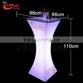 Commercial Bar Furniture Rechargable Battery Color Changing Led Bar Table photo-4