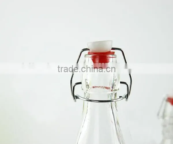 Colorful Spray Colored Glass Table Beer Bottle With Swing Top Lid photo-2