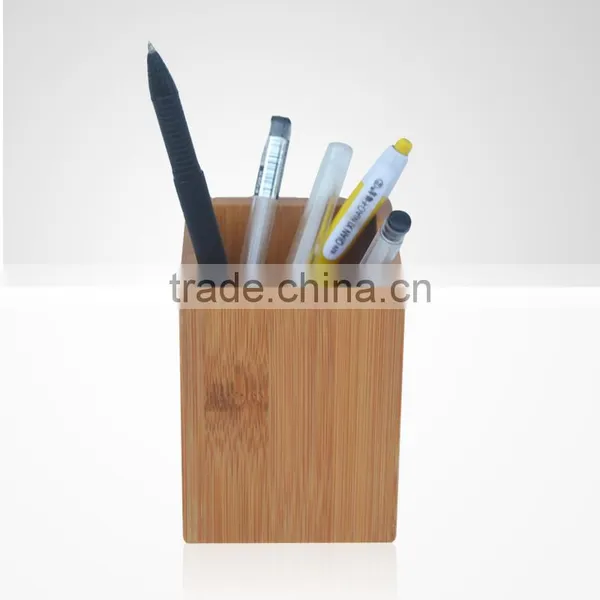 Solid Wood Natural Wooden Pen Holder photo-3