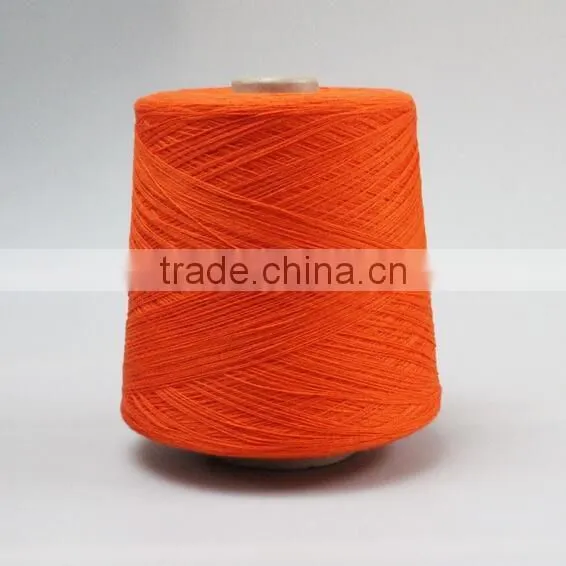 High Quality 100% Dyed Pattern Colored Cotton Yarn 20s for Sewing photo-2