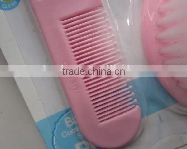 Plum Blossom Shaped Comb With Brush for Children/plastic Hair Brush photo-6