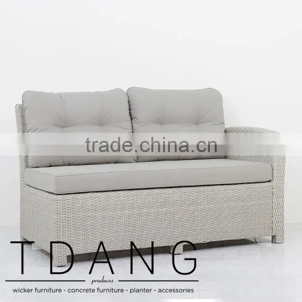 Watson Left Hand Wicker Bench - Vietnam Conservation Furniture photo-2