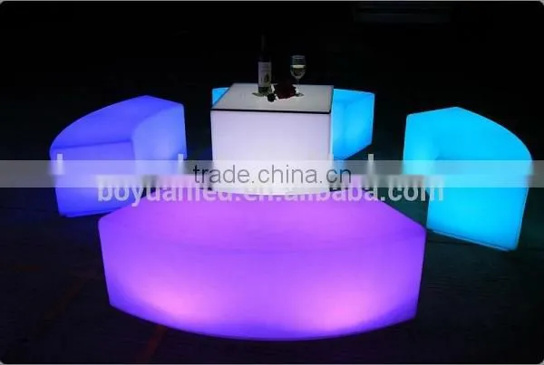 Elegant Popular Led Rechargeable Illuminated Bar Stool Chair photo-5