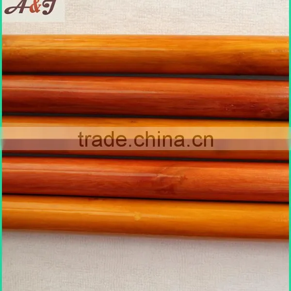 Varnished Wooden Broom Handle With Long Hanger photo-3