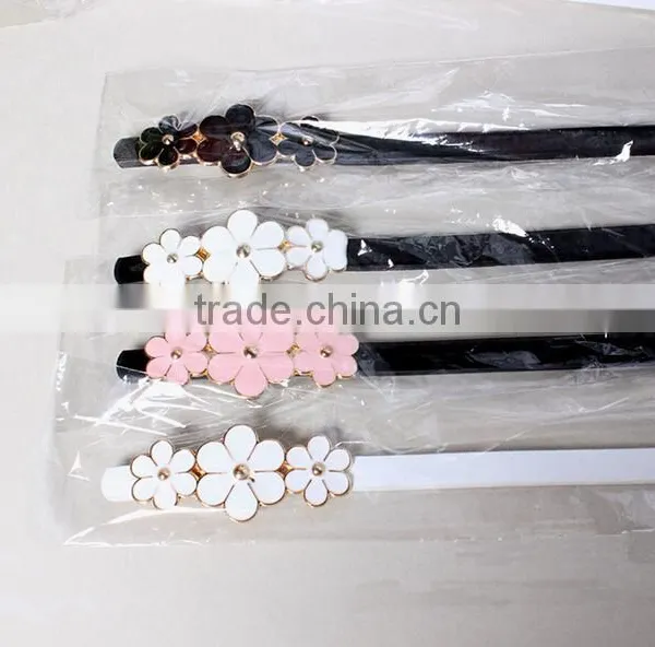 Wholesale Flower Pattern Enamel Buckle Women Lady PU Waist Belt photo-6