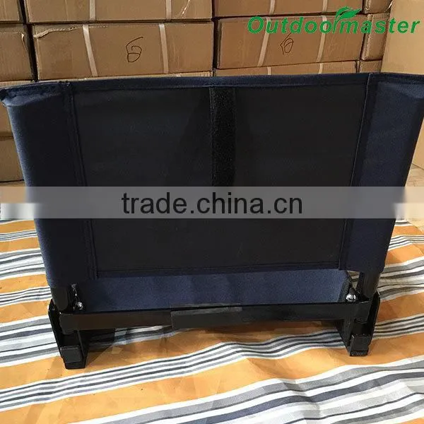 Lightweight Portable Adventure Navy Folding Stadium Chair photo-3