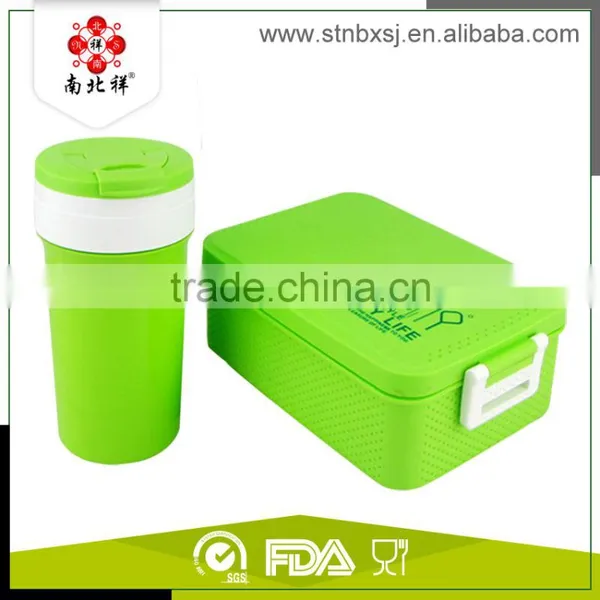 Kids Plastic Lunch Box With Water Bottle photo-2