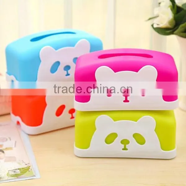 L00003 2017 Panda Style OEM Package Paper Towel Holder Kitchen, Tissue Box Cover Plastic, Wedding Tissue Box photo-2