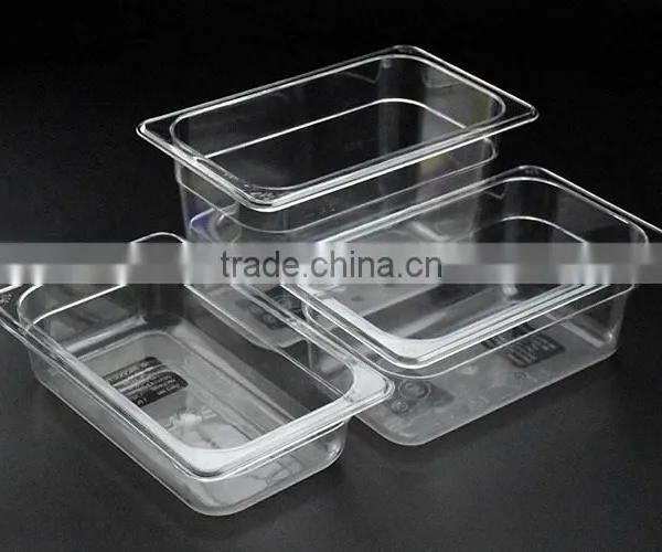 All Size 1/3 6.5-20cm Depth Plastic GN PAN / Food Serving Gastronorm Container for Cooking or Storage photo-5