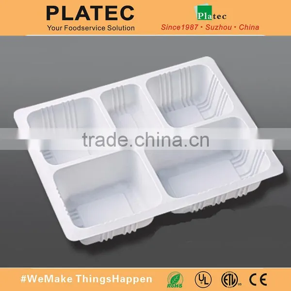 Hot Sale Plastic Food Tray, Envronmental Plastic Food Container, Restaurant Takeaway Fast Food Tray, Food Container photo-5