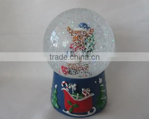 Crystal Balls Dollarma One Dollar Cheapest XMS Christamas Bear Deer Santa SnowFlake Glass 156210-15215 photo-3