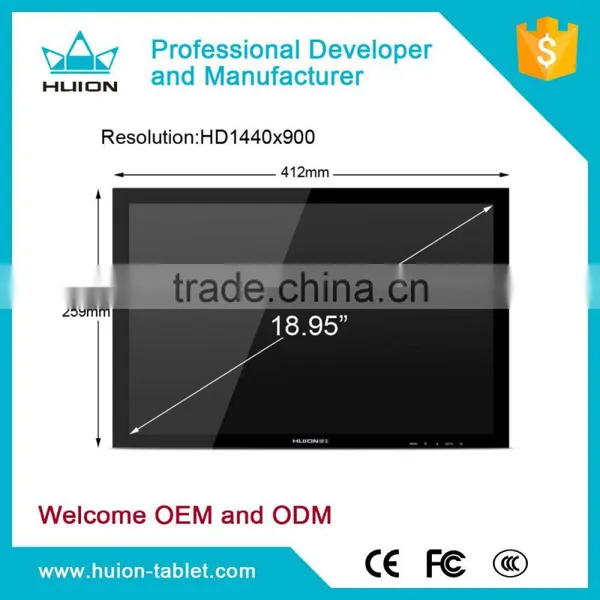 Huion GT-190 19 Inch Tft Lcd Graphic Tablet Interactive Pen Display for Designer photo-5