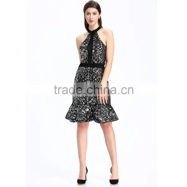 Domin Fashion Latest Ladies Western Sequin Dress Designs photo-3