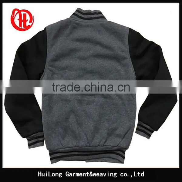 Casual Wholesale Kids Plain Varsity Jacket photo-3