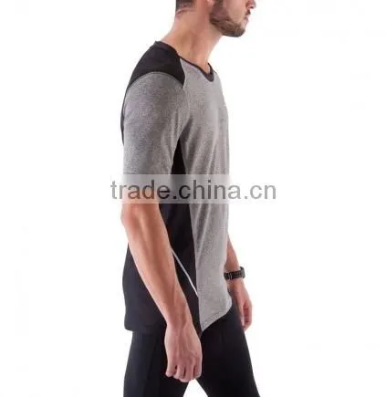 New 100% Polyester Blank Customized Technical Marathon Running Gym Sportwear t Shirt Wholesale Cheap photo-3