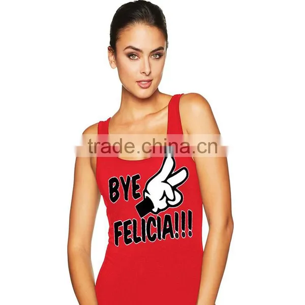 100 Cotton Silk Screen Printing Cut And Sew Open Side Sport Bulk Tank Top photo-4