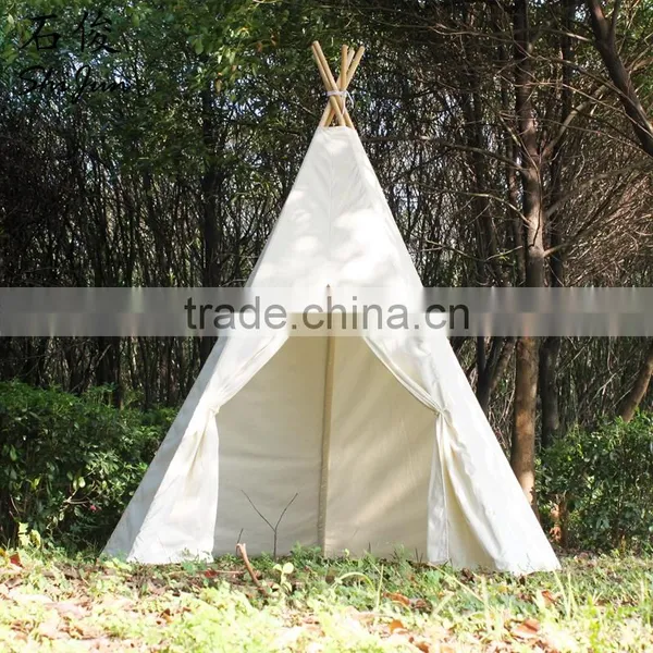 ShiJ Tipi Cotton Canvans Oversized Teepee Tent