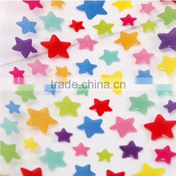 Decoration Gel Stickers,children Carton Sticker for Education 3D Pop-up Crystal Sticker photo-5
