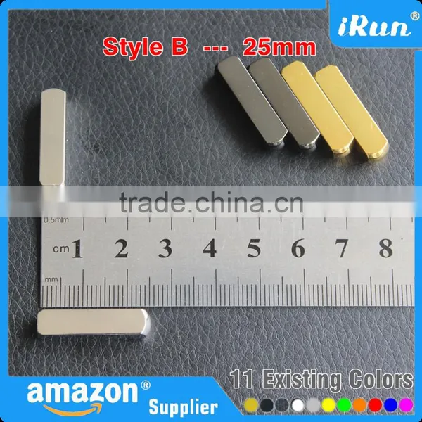 Metal Gold or Silver and 11 Colours Else Shoe Lace Tips Aglets to Repair or Shorten Laces - 25mm Mixed Color Yeezy Lace Aglets photo-3