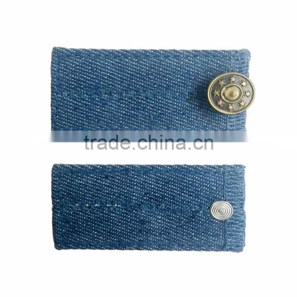 Tight Trousers Garment Jeans Extended Belt With Metal Button Trousers Extender photo-2